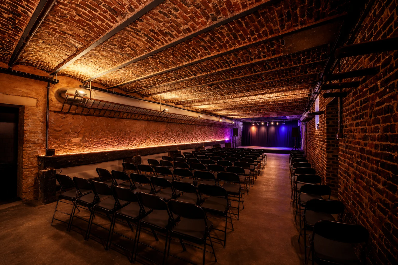 Salle des Voussettes — La Ferme du Biéreau -Av. du Jardin Botanique
